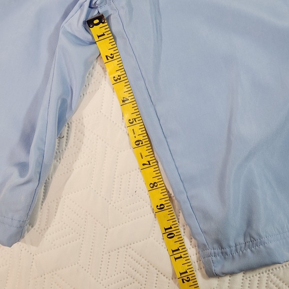 PJMark Shorts Cargo Mens  Vintage Baggy Y2K Blue 5 Pocket Long Length relaxed L - Picture 14 of 15